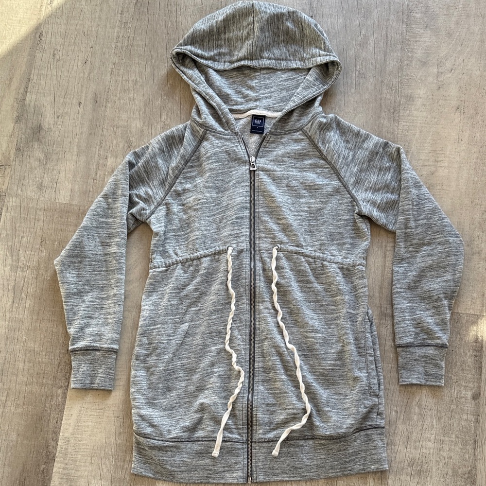 GAP Heather Gray Hooded Sweatshirt